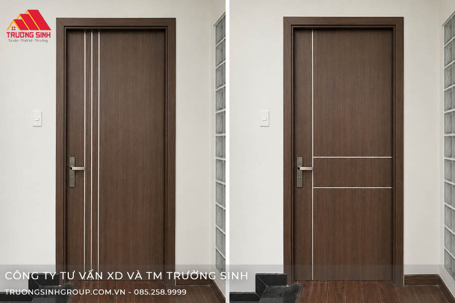 Mẫu cửa Composite soi chỉ vân gỗ tuyệt đẹp